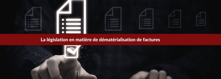 législation dématérialisation de factures