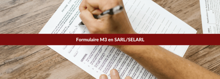 formulaire M3 SARL